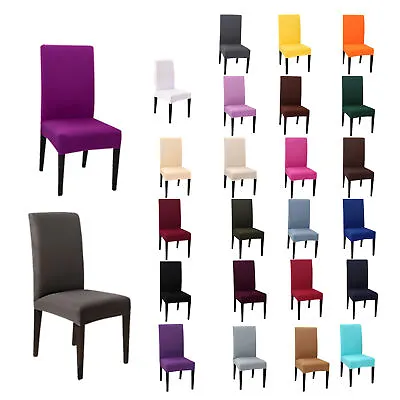 Stretch Dining Chair Cover Seat Covers Washable Banquet Wedding Party • $14.62