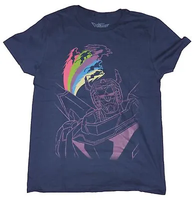 Voltron Mens  T-Shirt- Legendary Line Drawing Rainbow Cats Pic • $9.98