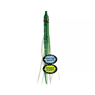 Silver Horde 14028142 Rigged Needlefish Glow/Green Spatter Back • $10.26