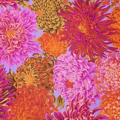 £5.50 • Buy Kaffe Fassett Japanese Chrysanthemum Pink Cotton Craft Quilting Clothes Fabric