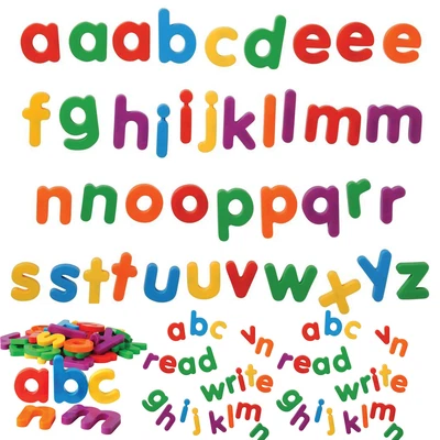 £3.69 • Buy 26pcs Magnetic Alphabets Smallcase Letters Fridge Magnets Non-Toxic ABS Plastic