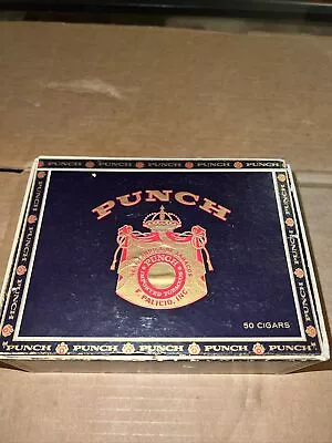 Vintage Punch Elites English Market Cigar Box - Sun Grown Cxban Seed Wrapper • $10