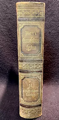 Antique Pierer`s Conversations Lexikon  Volume 14 1876 Edition • $18