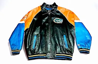 Men's Leather G-III Florida Gators Sports Jacket Size 2XL • $115