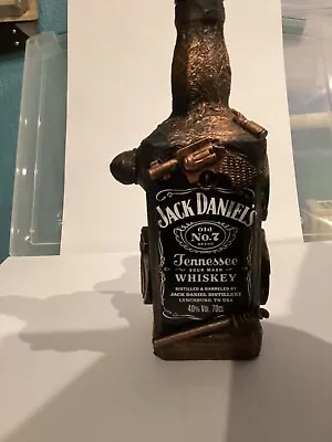 Steampunk  Decorated  Mixed Media  Jack Daniels  70cl Empty Bottle No 11 • $30.31