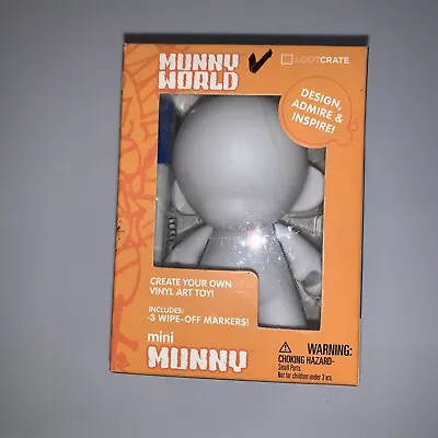 Kidrobot Munny World: Mini Munny Figure (Brand New) Loot Crate Exclusive • $10