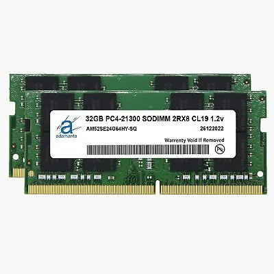 Adamanta 64GB (2x32GB) Memory Upgrade For 2020 Apple IMac 27  W/Retina 5K Dis... • $196.45