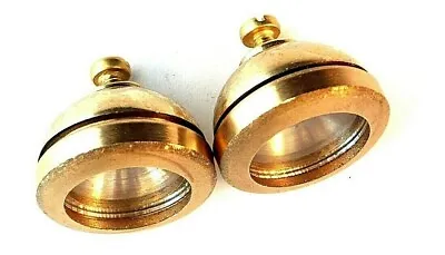 GENUINE MAMOD BRASS HEADLIGHTS FOR SA1 ROADSTER (A PAIR) - 1920s STYLE • £32.88