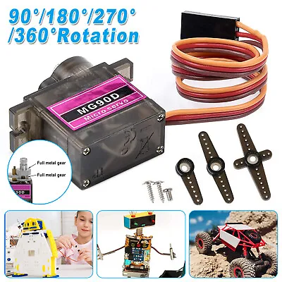 MG90D Digital Micro Servo 9G Metal Geared Motor For RC Helicopter Boat W/Limit • $9.99