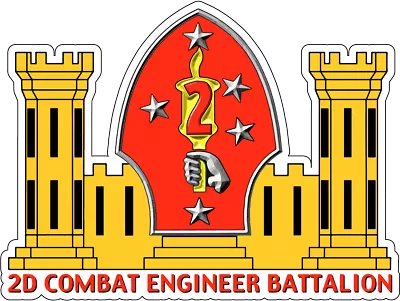 US Marine Corps Sticker 2nd Combat Engineer Battalion That Other Battalion • $3.29