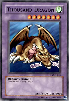 Thousand Dragon DB2-EN045 COMMON LP/VLP YuGiOh • £2