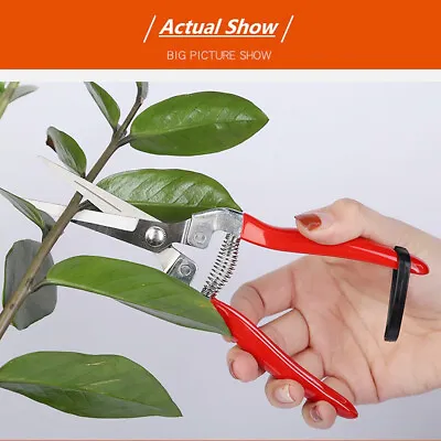 Garden Stainless Steel Tree Pruning Shears Grass Cutter Scissors Branch~ • £6.19