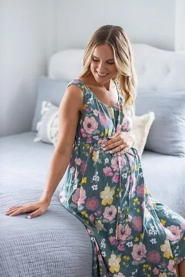 £24.72 • Buy Baby Be Mine Labor/Delivery/Nursing Hospital Gown Maternity CHARLOTTE L/XL