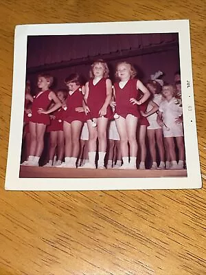 1963 Photo Majorette Girls Baton Practice July ‘63 Vintage Kodak 3”x 3” Picture • $5.83