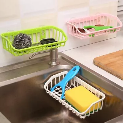 £3.85 • Buy Bathroom  Holders Kitchen Accessories Sponge Holder Drain Rack Sink Shelf