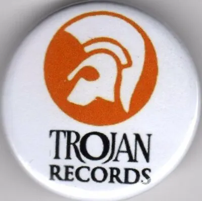 TROJAN RECORDS Pin Button Badge 25mm - SKINHEAD LAMBRETTA VESPA REGGAE MADNESS   • £1.40