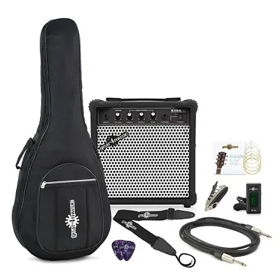 15 Watt Acoustic Guitar Amp & Accessory Pack • £74.99