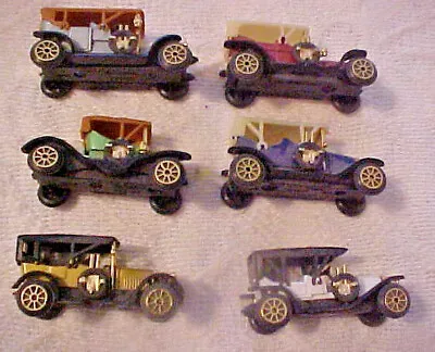 Vintage Touring Cars Collection - Set Of 6 - Made In Hong Kong • $10.95