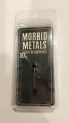 Morbid Metals 10g Ear Plugs Solid Black  • $7