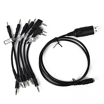 6in1 USB Programming Cable&Dirver YAESU VERTEX VX-2R VX-210 VX-3R VX-400 Radios • $14.96