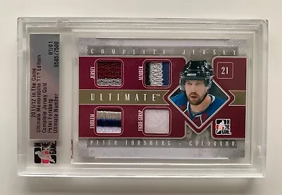 2011-12 Itg Ultimate Memorabilia Complete Jersey Gold Peter Forsberg 1/1 • $515.13