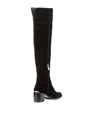 Michael Kors Women Paulette BLACK Suedel Boots SZ 7 • $41.40