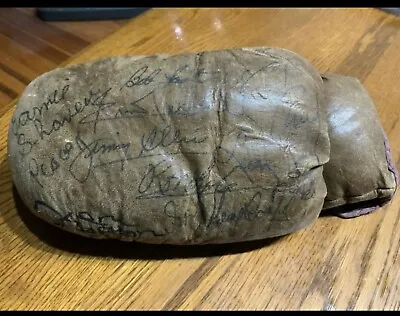 MUHAMMAD ALI Opponents Signed / Autographed Vintage Boxing Glove FACING ALI • £120.47