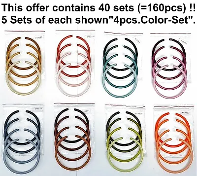 40 Sets=160pcs Chokers B+D Denmark Buch+Deichmann 70's Vintage Bangles Halsrings • $450