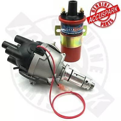 MGB Electronic AccuSpark Distributor And Red Sports Ignition Coil 62-74  • $107.31