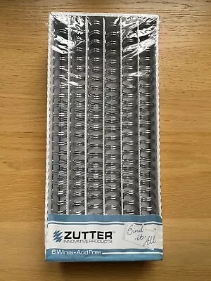 6 X ZUTTER BIND IT ALL SILVER 3/4  BINDING WIRE PACK (#2659) • £9.99