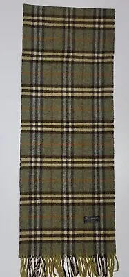 Burberry Scarf Authentic Ultra Soft Pure Wool Fabric Good Condition  • $89