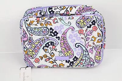 Vera Bradley Bag Large Blush & Brush Makeup Case Maddalenna Paisley Soft • $27.19