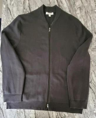 £4.15 • Buy Mens Zip Up Cardigan Jacket Grey Marl 2XL M&S Long Sleeves With Pockets 