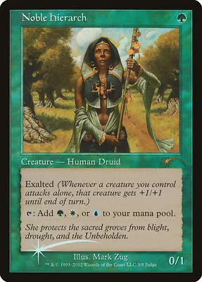 Noble Hierarch [Judge Gift Cards 2012] MTG Near Mint Foil • $139.08