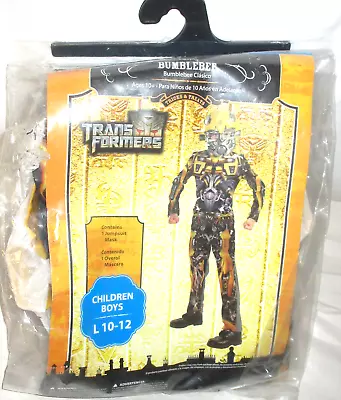 $22 • Buy Transformers Bumblebee Children's Costume Size Medium 2010 Boys 10/12   (BB8)