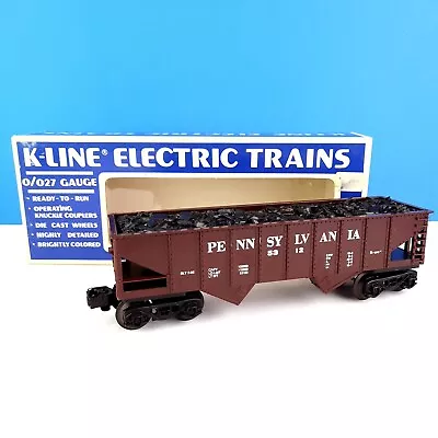 K-Line K-5312 PRR Pennsylvania Railroad 2-Bay Hopper Car O/O27 With Original Box • $14.50