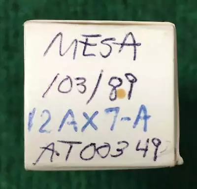 Mesa Boogie 12AX7A * 103%/89% • $18.99
