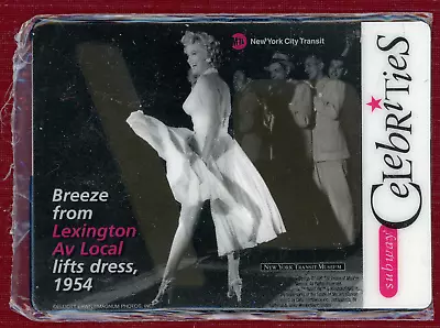 MARILYN MONROE METROCARD  Transit Holder   (depicting 1954 Seven Year Itch ) • $7.95