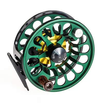 Bauer Rx-2 Green/ Black Reel +free $100 Fly Line! -- New 4-6 Weight • $525
