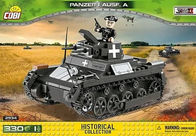 German Panzer I Ausf. A WW2 Historical Collection 330  Bricks Blocks COBI 2534 • $288.84