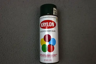 Vintage Krylon Hunter Green 2001 Spray Paint Can 12 Oz Can Made In USA • $35.20