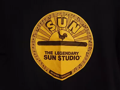 FC8 VTG Gildan The Legendary Sun Record Studio Memphis Tn Black Yellow T-Shirt M • $7