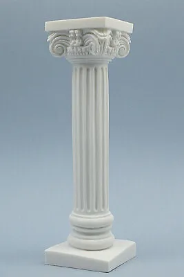 Ionic Column Statue Marble Handmade Ancient Greek Sculpture • $79