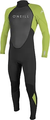 2023 O'neill Men Reactor Ii 3/2mm Back Zip Wetsuit 5040 Ultra Stretch - Large • $87.99