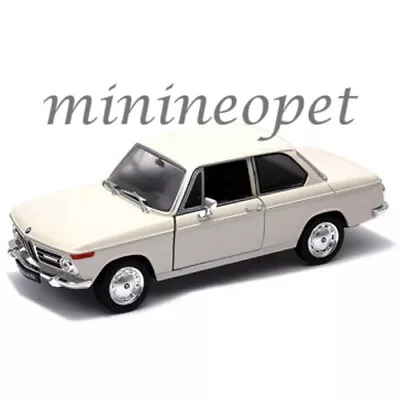 WELLY 24053 BMW 2002 Ti 1/24 DIECAST MODEL CAR CREAM • $16.55