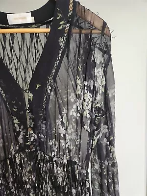 Zimmerman Size 2  Silk Long Dress Pleated Delicate  • $125