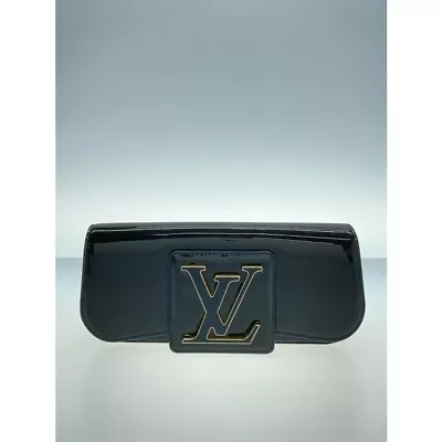 Louis Vuitton Pochette Soubi Verni Pouch M93488 Enamel Patent Leather Navy LV • £540.01