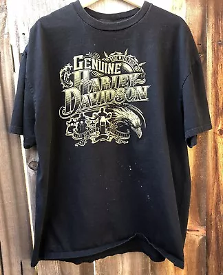 Harley Davidson Powder Heg 2XL Mens T Shirt Mason Ohio Ride With Pride 2011 • $16.99