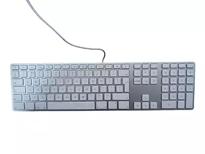 GENUINE Apple A1243 Wired USB KEYBOARD SLIM With Numeric Pad • £20