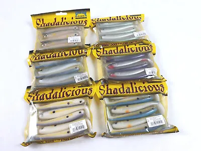 Strike King Shadalicious Swimbait 4.5 Inch 6 Colors SHDLC4.5 New In Package • $8.99
